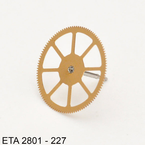 ETA 2824.2-227, Seconds wheel