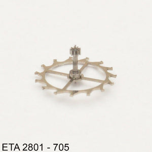 ETA 2824.2-705, Escape wheel