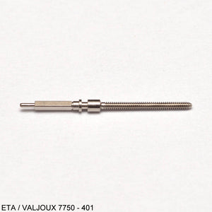 Valjoux 7750-401, Winding stem, thread: 0.90