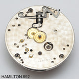 Hamilton 992, 16/0, 21 Jewels