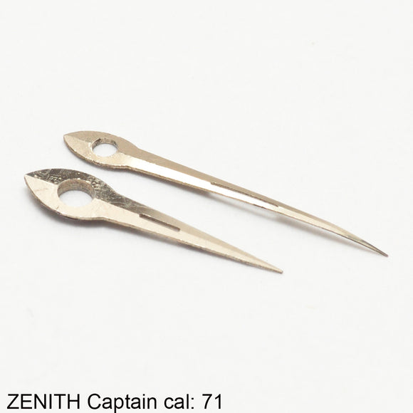 Hands, Zenith Captain, steel, cal: 71