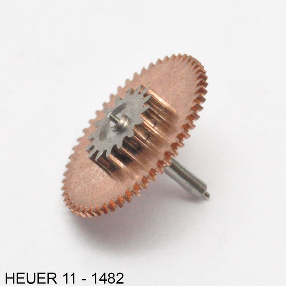 Heuer 11-1482, Driving gear for ratchet wheel