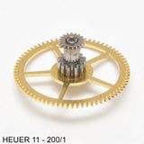 Heuer 11-200/1, Large driving wheel w cannon pinion