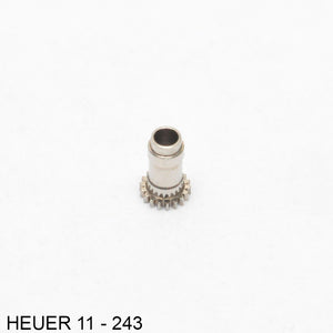 Heuer 11-243, Cannon pinion without clam notch
