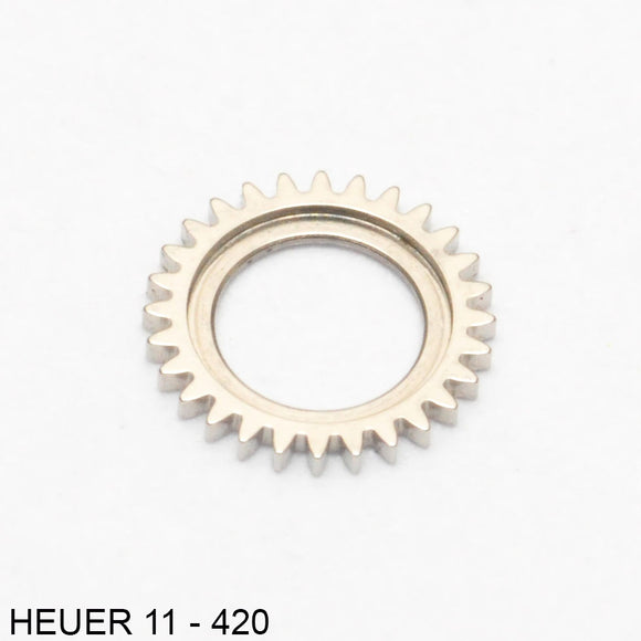 Heuer 11-420, Crown wheel