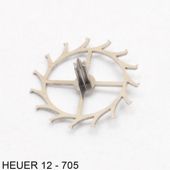 Heuer 12-705, Escape wheel