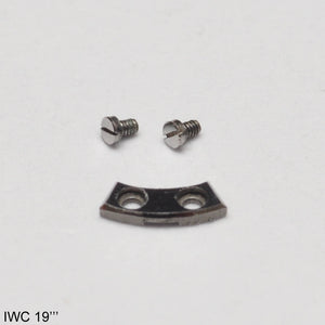 IWC 19''' cal: 65, 66, Stud carrier w. screws