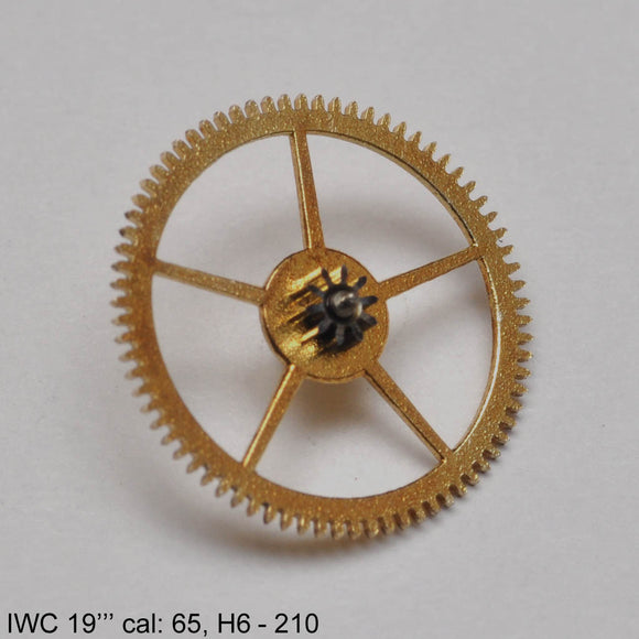 IWC 19''' cal: 65, 66 H6-210, Third wheel