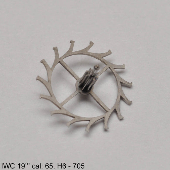 IWC 19''' cal: 65, 66 H6-705, Escape wheel