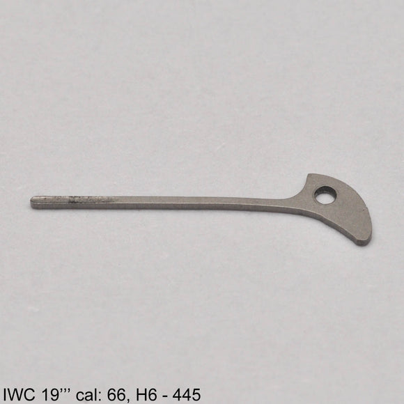 IWC 65 H6-445 (19'''), Setting lever spring