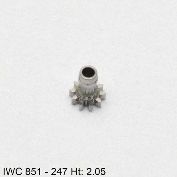 IWC 851-247, Cannon pinion, Ht: 2.05