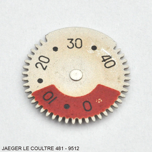 Jaeger le Coultre 481-9512, Indicator wheel