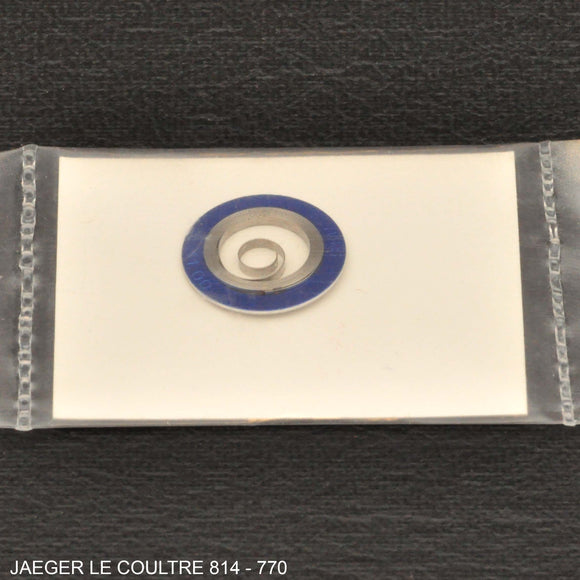 Jaeger le Coultre 814-770, Mainspring