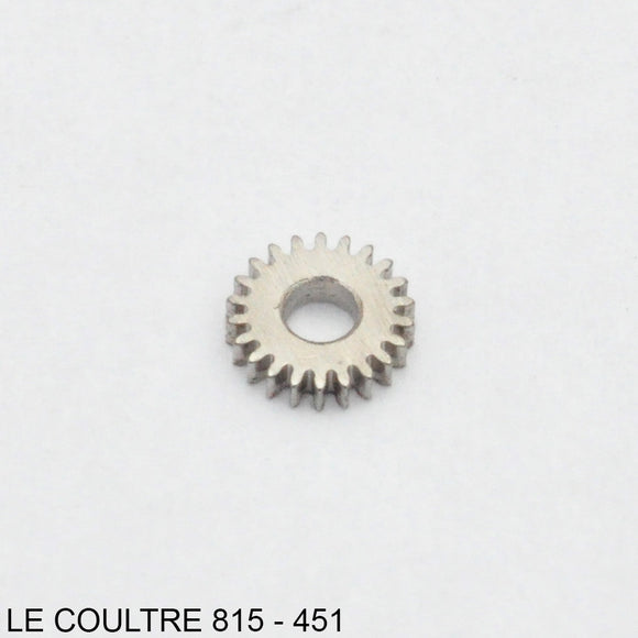 Jaeger le Coultre 814, 815, 825-451, Minute setting wheel
