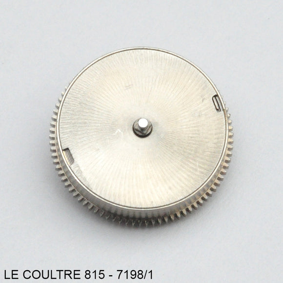 Jaeger le Coultre 814, 815, 825-7198/1, Barrel with arbor, alarm, complete