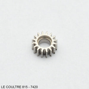 Jaeger le Coultre 814, 815, 825-7420, Alarm crown wheel