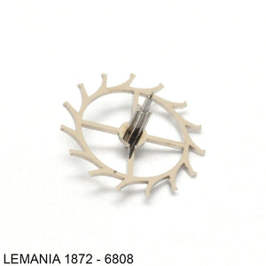 Lemania 1872-6808, Escape wheel