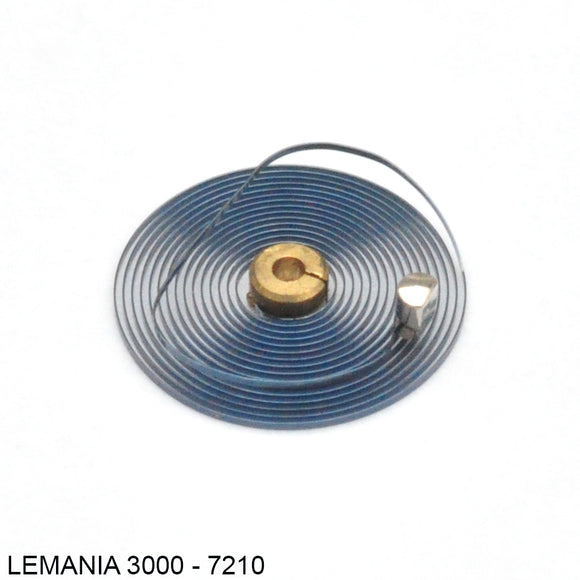 Lemania 3000-7210, Hairspring