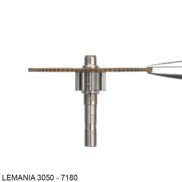 Lemania 3050-7180, Center wheel