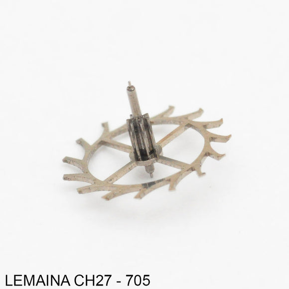 Lemania CH27-705, Escape wheel