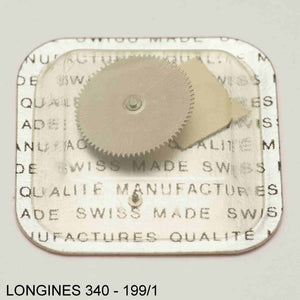 Longines 340-199/1, Barrel axle with ratchet wheel