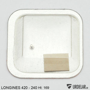 Longines 420-240, Cannon pinion, Ht: 169