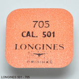 Longines 501-705, Escape wheel