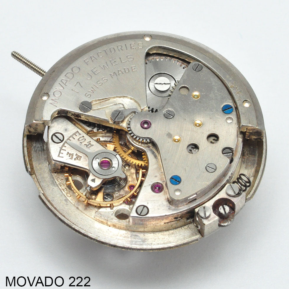 Tige Movado 150E-401 Pour Calibre Ermetophone - Pièce D'occasion Pour Réparation