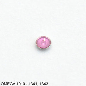 Omega 1010-1341+1343, Insetting, upper and lower with cap jewel