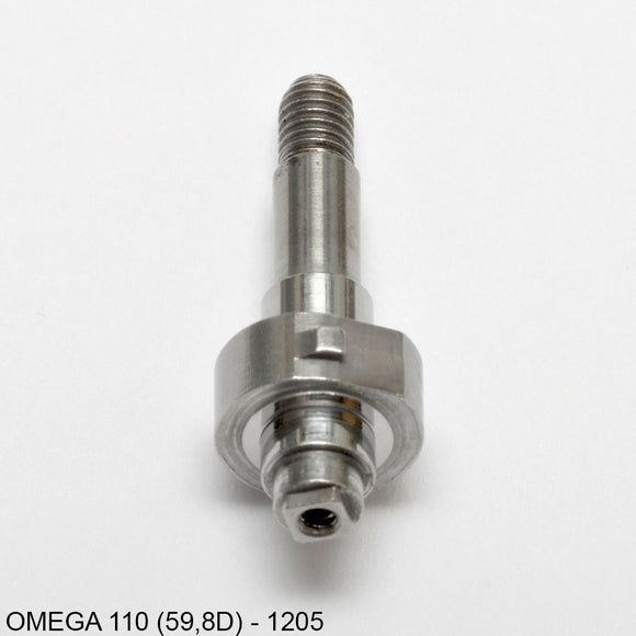 Omega 59.8D-1205, Barrel arbor for key winding