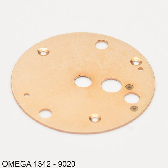 Omega 1342-9020, Date indicator maintaining plate