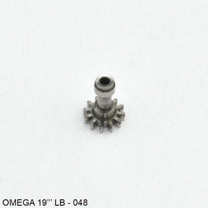 Omega 19'''LOB, Cannon pinion, No: 048