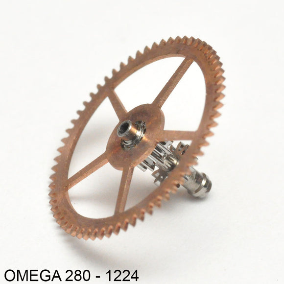 Omega 280-1224, Center Wheel With Cannon Pinion, Ht: 5.30