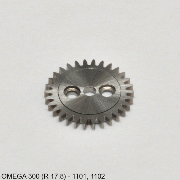 Omega 300 (R 17.8), Crown wheel w. core, No: 1101, 1102