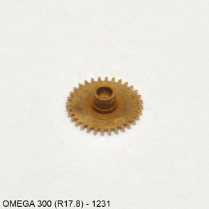 Omega 300 (R 17.8), Hour wheel, No: 1231