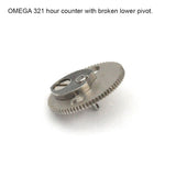Omega 321-1788P, Pivoted axle for hour recording runner