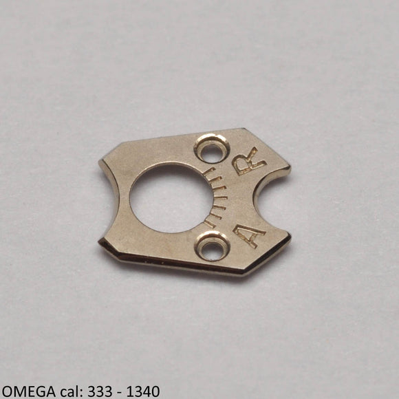 Omega 333-1340, Adjustment plate