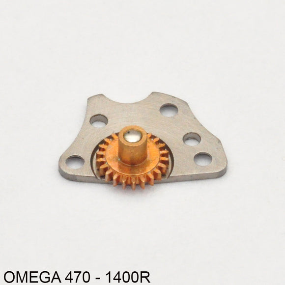 Omega 470-1400R, Rotor axle with rotor bearing and pinion