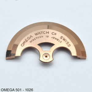 Omega 501-1026, Oscillating weight, 19 jewels