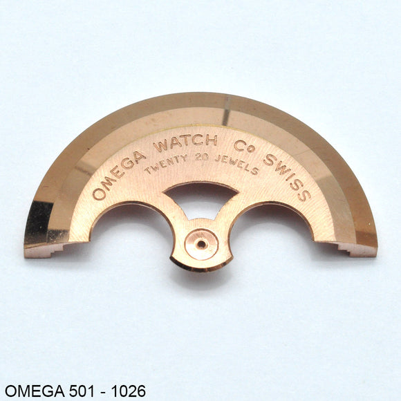 Omega 501-1026, Oscillating weight, 20 jewels