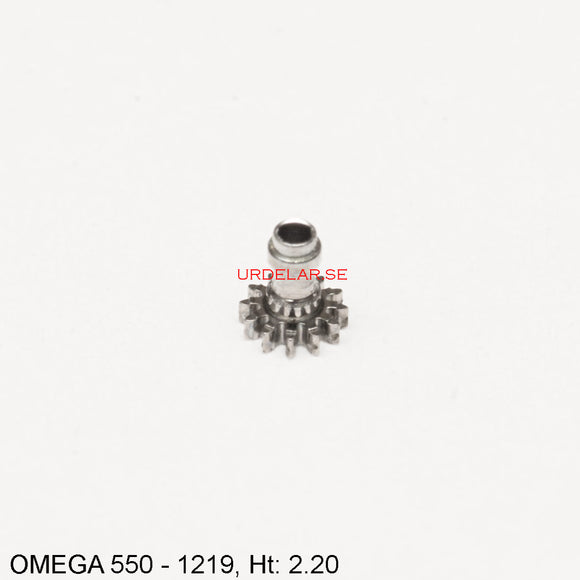 Omega 550-1219, Cannon pinion, Ht: 2,20