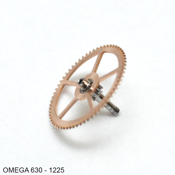 Omega 630-1225, Center wheel w. cannon pinion, Height: 3.92