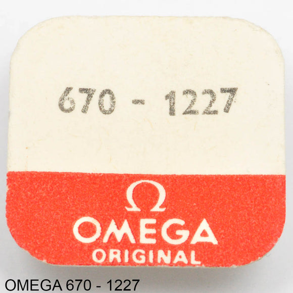 Omega 670-1227, Centre wheel w cannon pinion, Height: 4.57