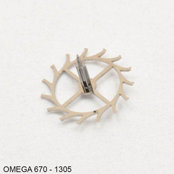 Omega 670-1305, Escape Wheel