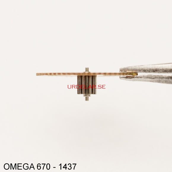 Omega 670-1437, Driving gear for ratchet wheel