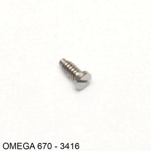 Omega 670-3416, Screw for balance cock