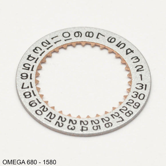 Omega 680-1580, Date indicator, flat