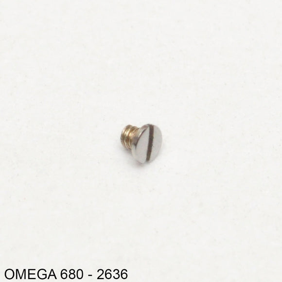 Omega 680-2636, Screw for: pressure bridle of date disc