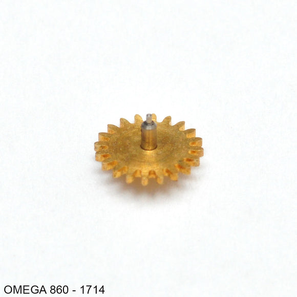 Omega 860-1714, Runner intermediate wheel minute recording