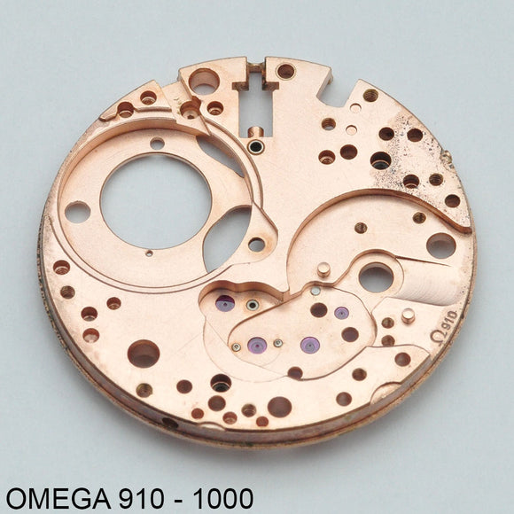 Omega 910-1000, Plate